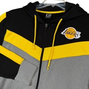 NBA Los Angeles Lakers Ultra Game Mens Small Full Zip Hoodie Jacket